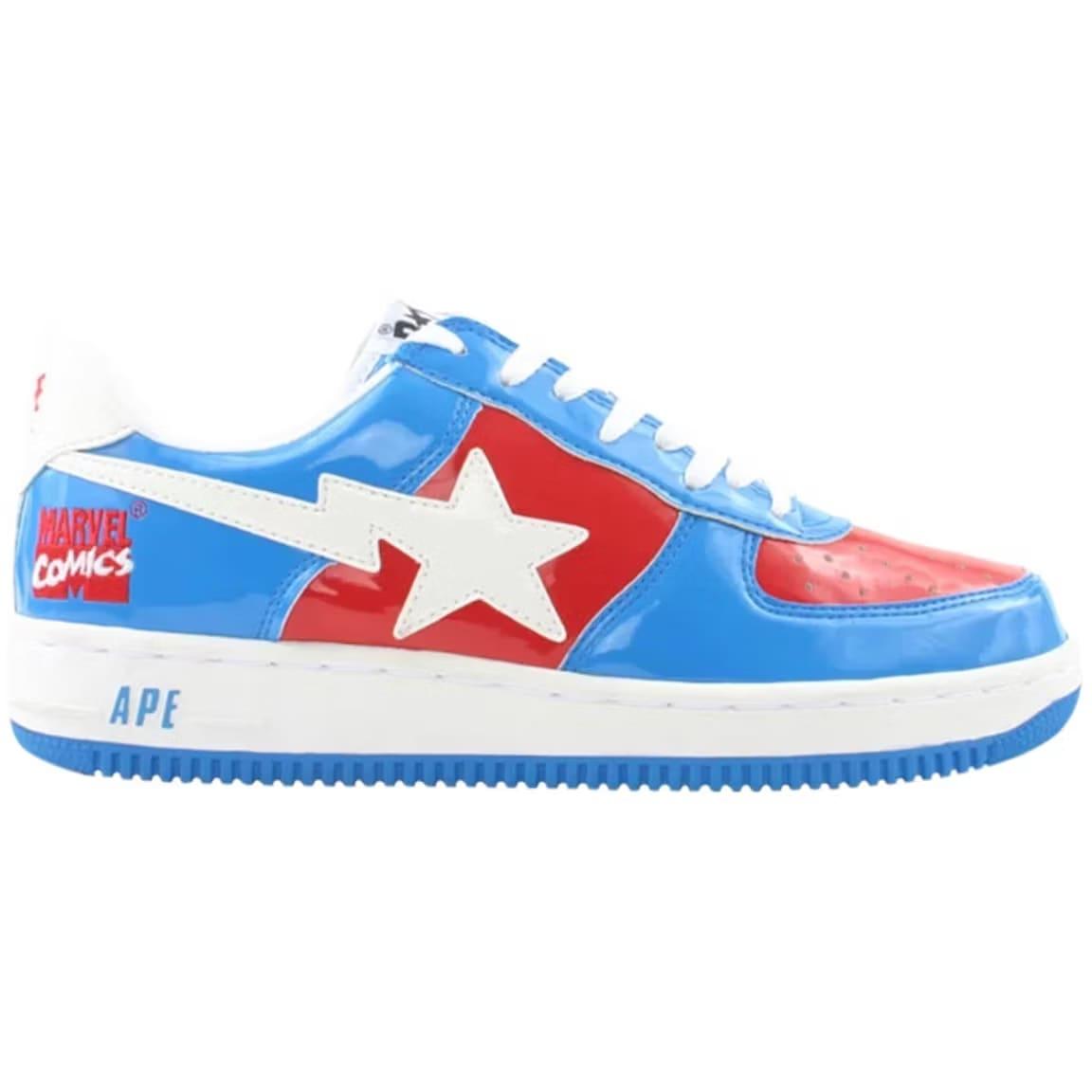 A Bathing Ape Bape Sta Low Marvel Comics Captain America