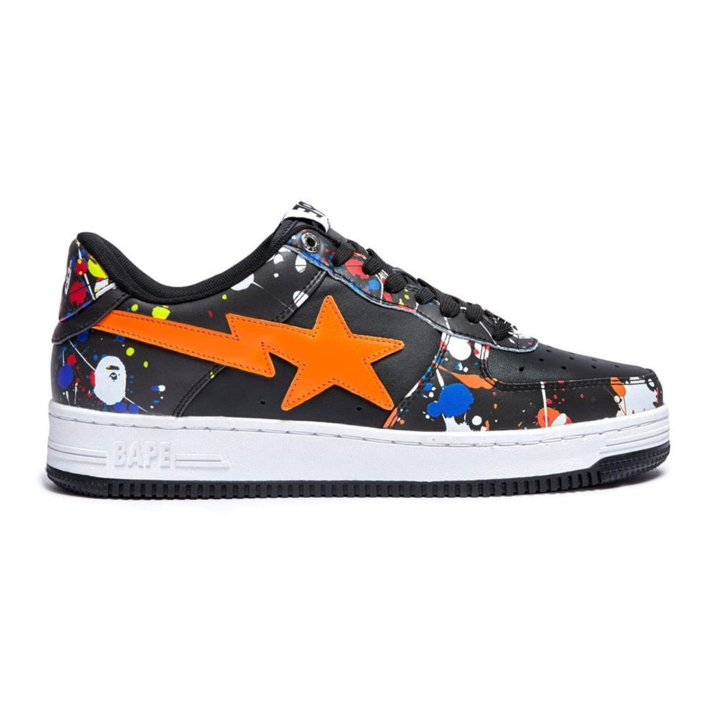 A Bathing Ape Bape Sta Paint Splatter Black