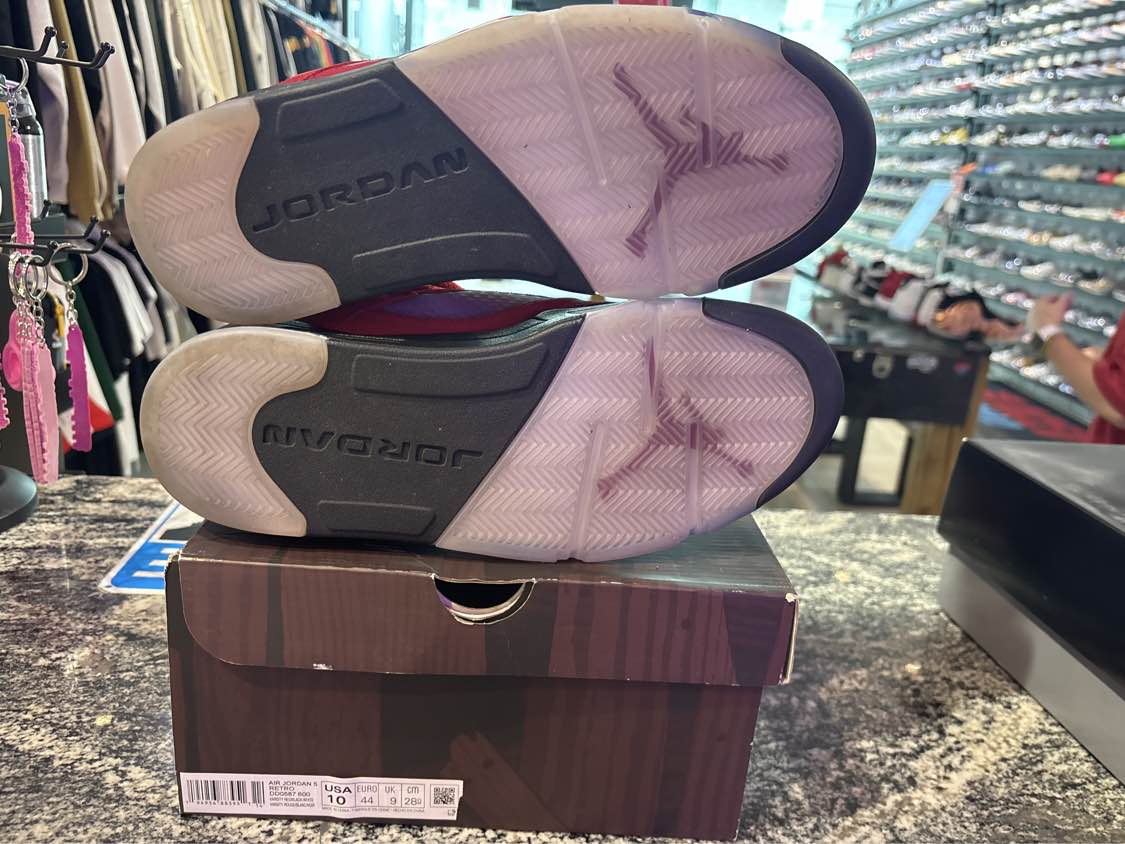 PRE OWNED Jordan 5 Retro Raging Bull Red (2021)