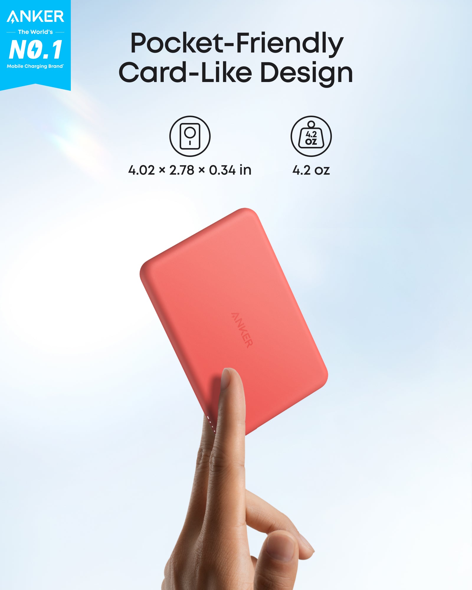 Anker Nano Power Bank (5K, MagGo, Slim)