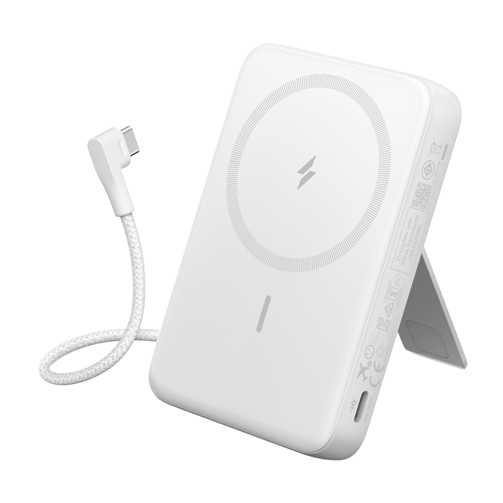 Anker Zolo Magnetic Power Bank (10K, 30W, Built-in USB-C Cable)