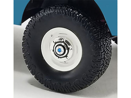 "35 Inch Offroad" Wheel and Tire Set of 4 pieces from 1967 Chevrolet K-10 Pickup Truck for 1/18 Scale Models by ACME