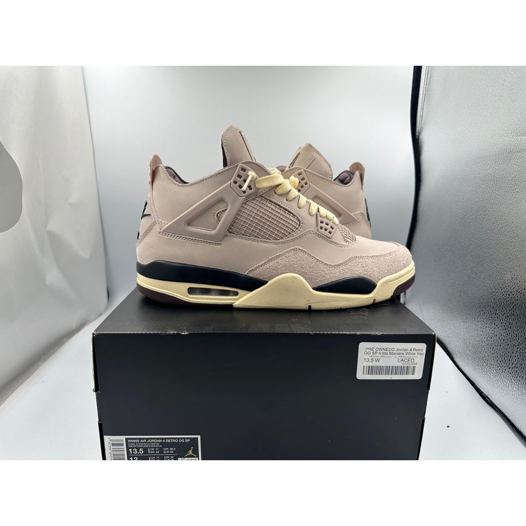 PRE OWNEDD Jordan 4 Retro OG SP A Ma Maniére While You Were Sleeping (Women's)