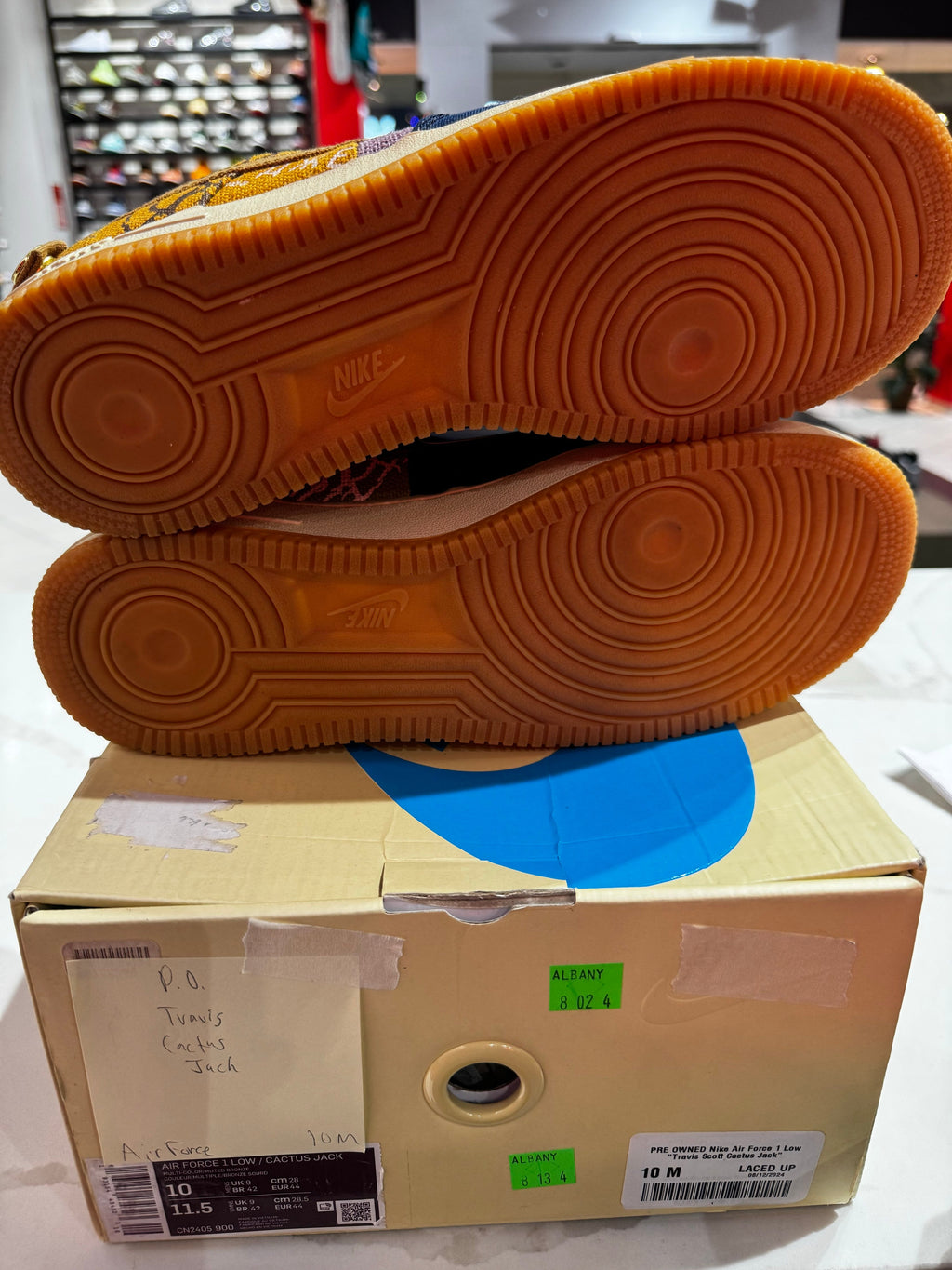 PRE OWNED Nike Air Force 1 Low "Travis Scott Cactus Jack"