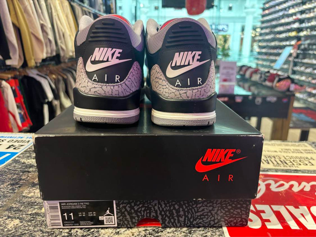 PRE OWNED Jordan 3 Retro OG Black Cement (2024)