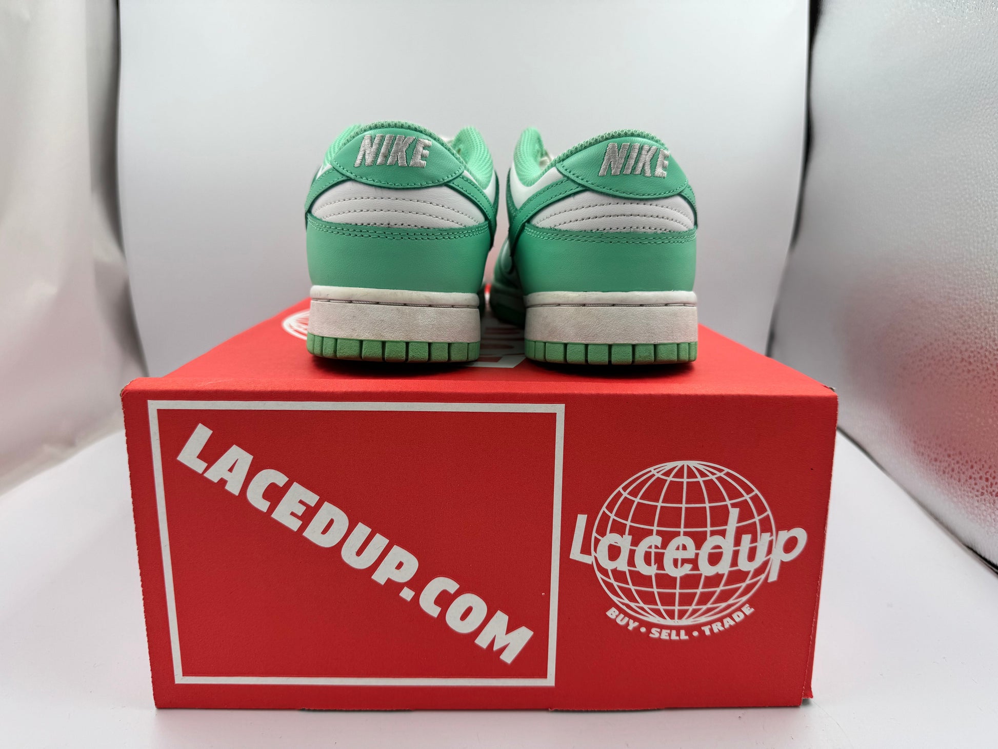 PRE OWNED Nike Dunk Low Green Glow (Women's) No Box