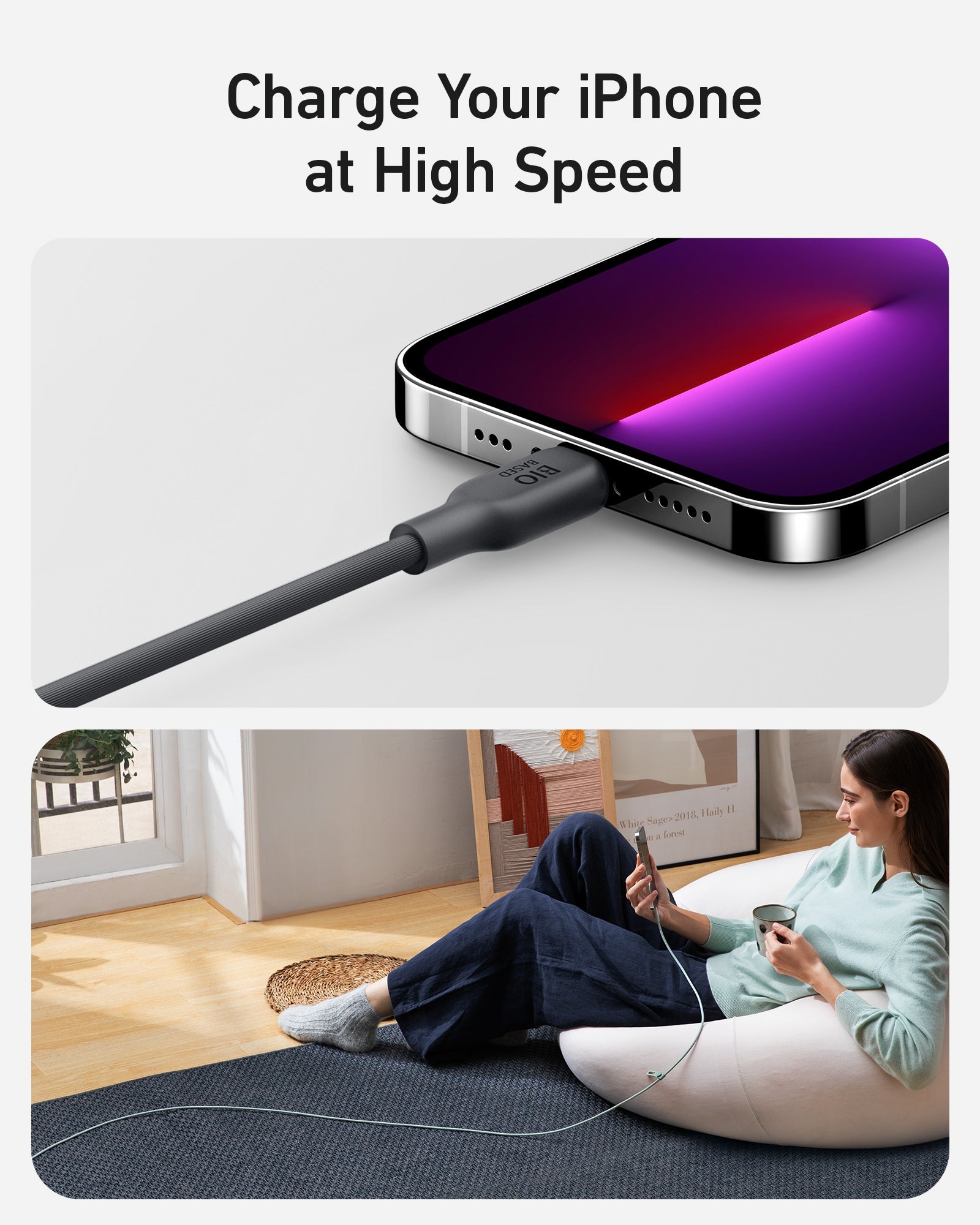 Anker <b>541</b> USB-C to Lightning Cable (Bio-Based)