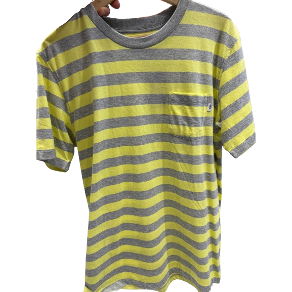 Stussy yellow stripped tee