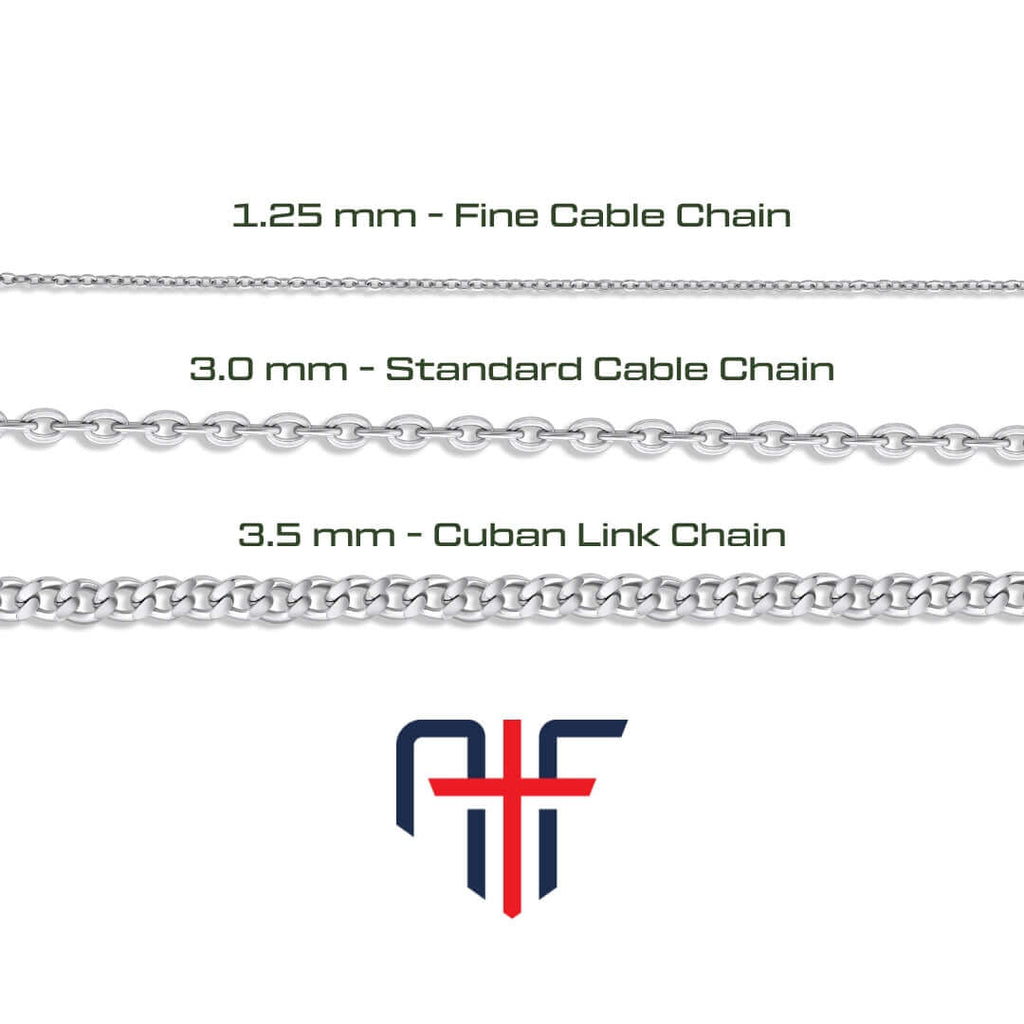 Weight Plate Cross Necklace