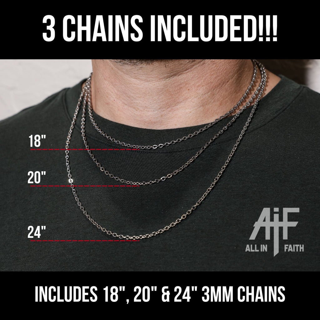 Baseball Bat Cross Necklace (Youth)