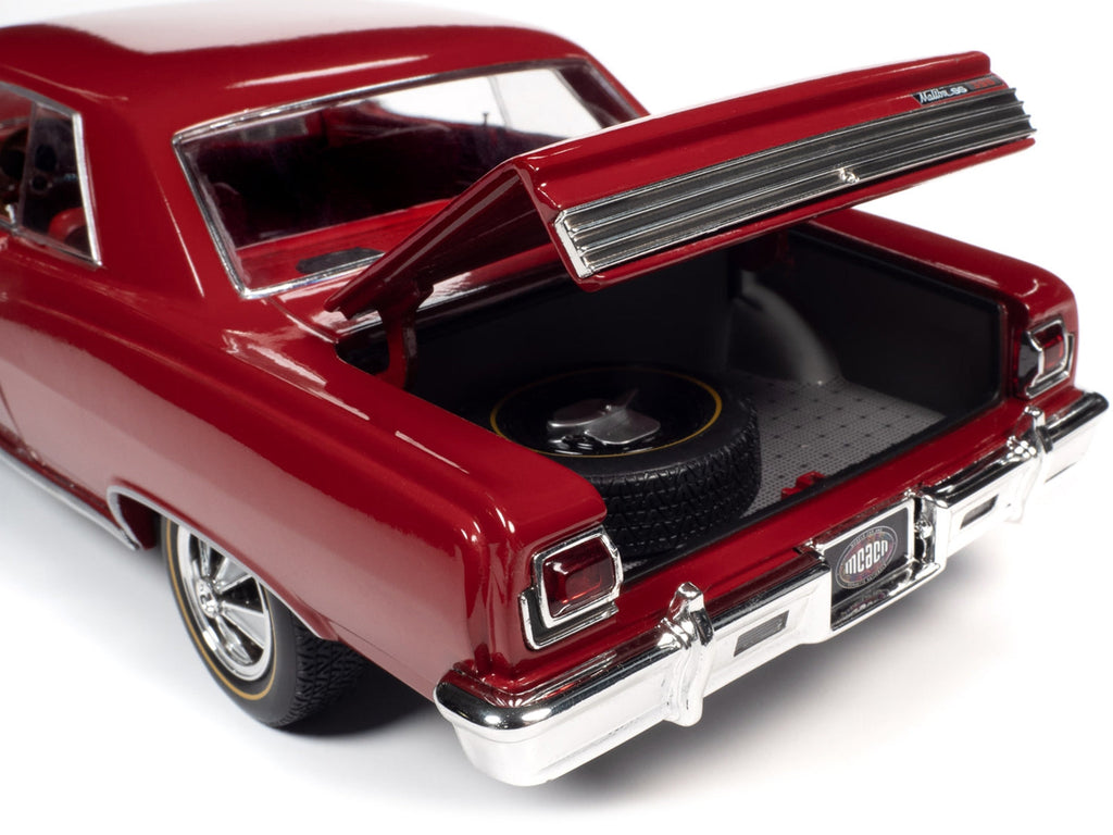 1965 Chevrolet Chevelle Malibu SS Z-16 Regal Red with Red Interior "Muscle Car & Corvette Nationals" (MCACN) 1/18 Diecast Model Car by Auto World