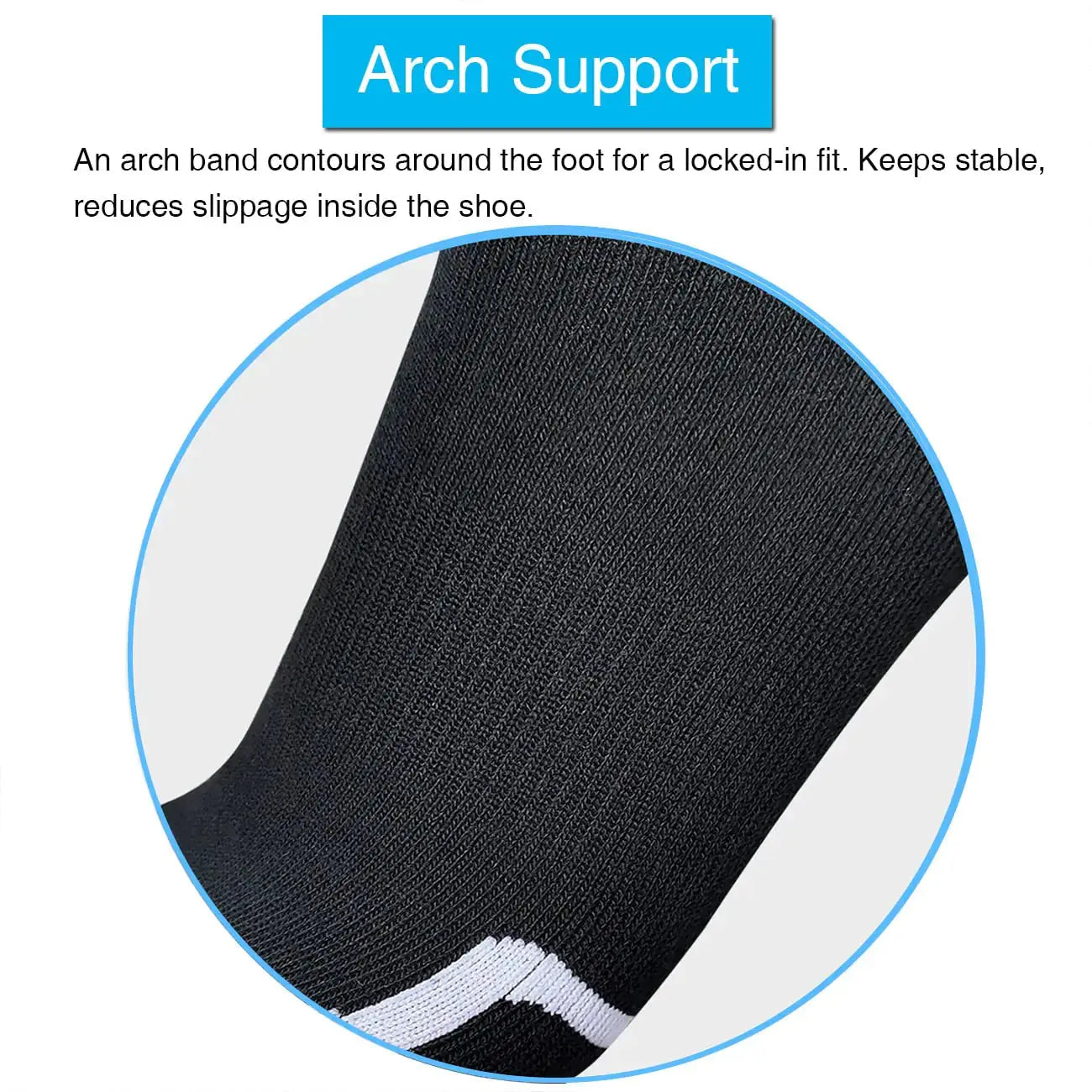 APTYID Men's Moisture Wicking Cushioned Crew Work Boot Socks