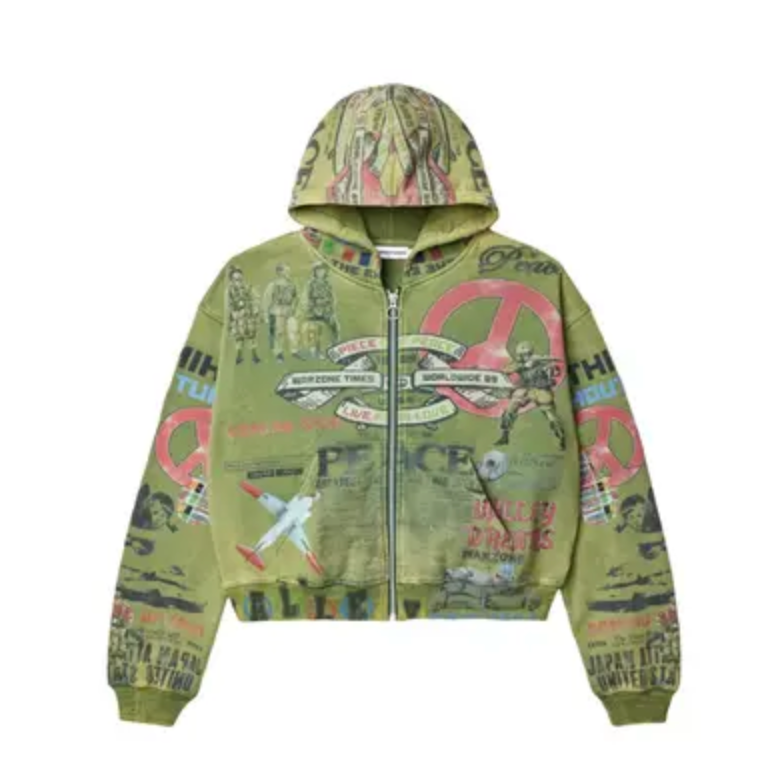 Vale Forever Olive Peace Hoodie