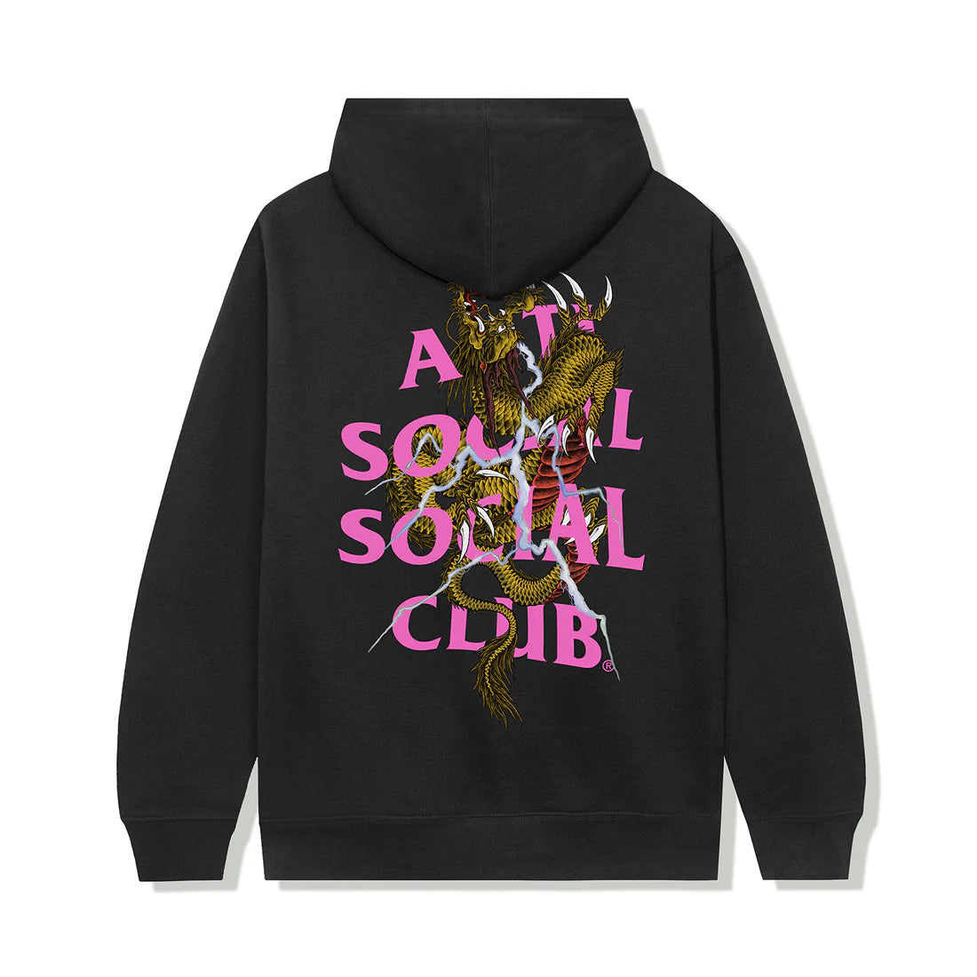 Anti Social Social Club Double Dragon Black Hoodie
