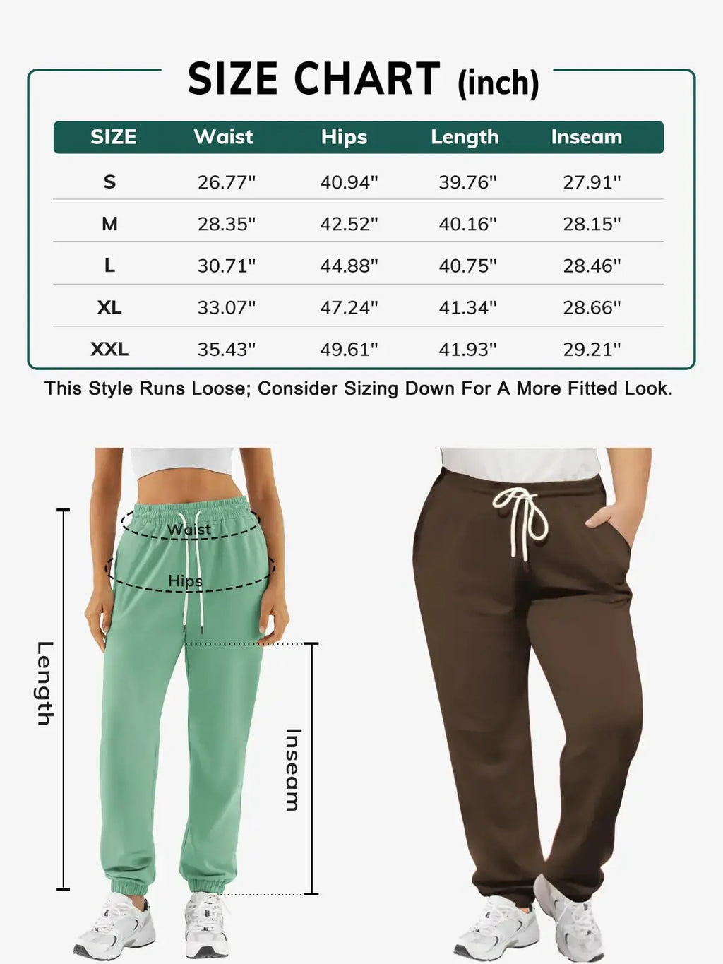 ATHMILE Sweatpants Women Baggy Joggers Workout Loose Lounge - Lightweight & Comfy Athletic Pants