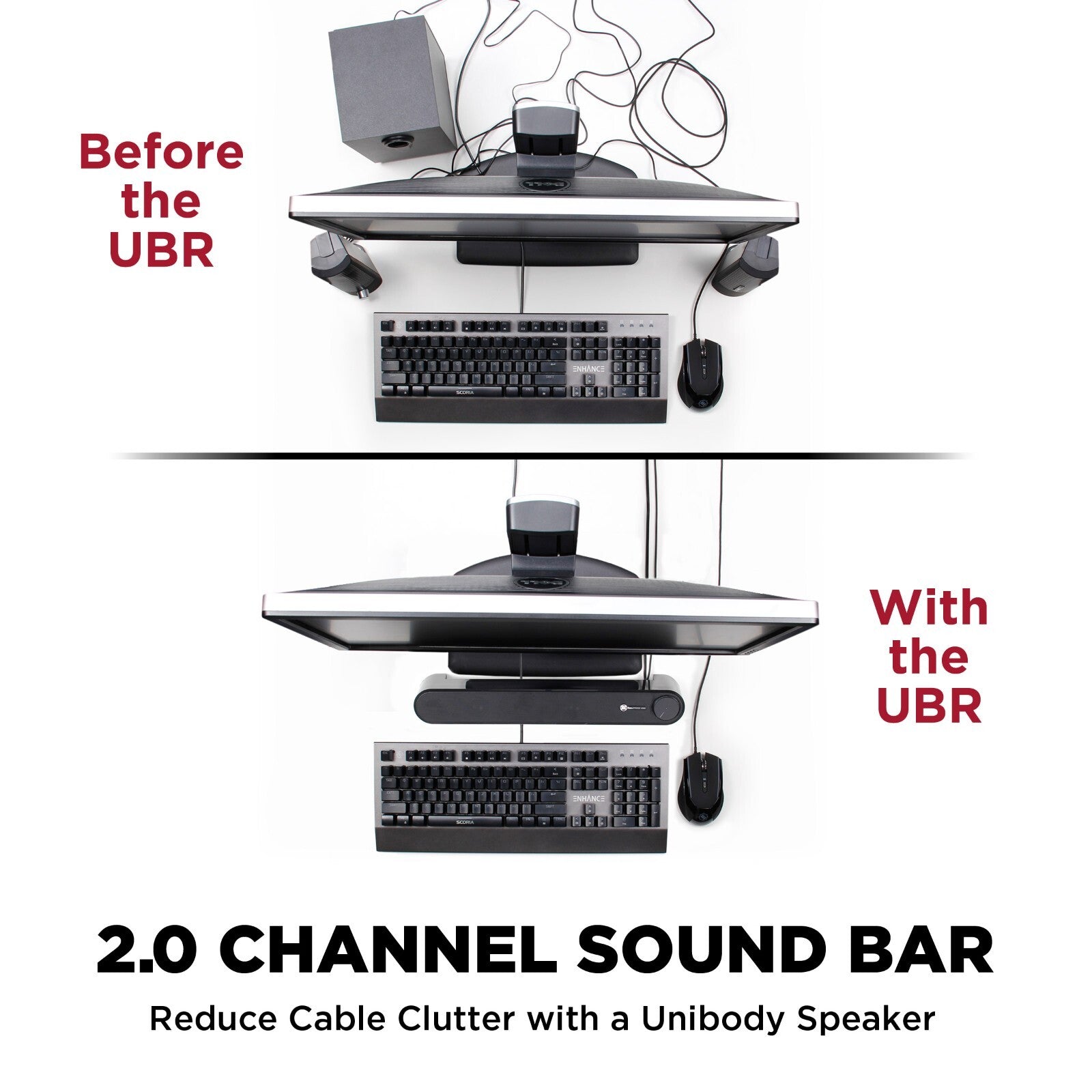 GOgroove SonaVERSE UBR Sound Bar USB‑Powered 6 W RMS / 12 W Peak