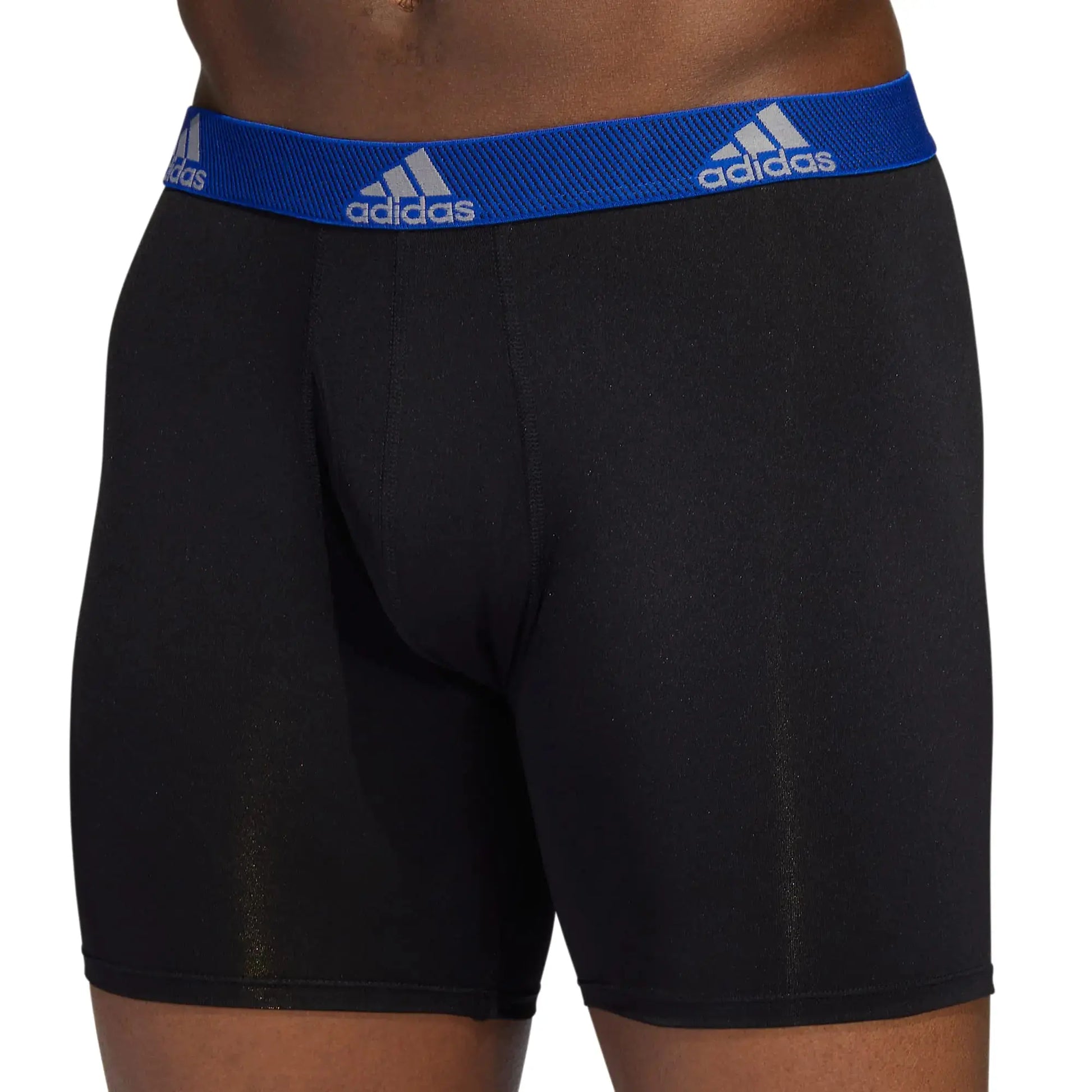 Adidas Men's Athletic Fit Microfiber Boxer Brief Underwear (3 Pack)