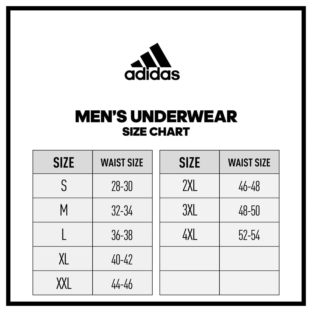 Adidas Men's Athletic Fit Microfiber Boxer Brief Underwear (3 Pack)