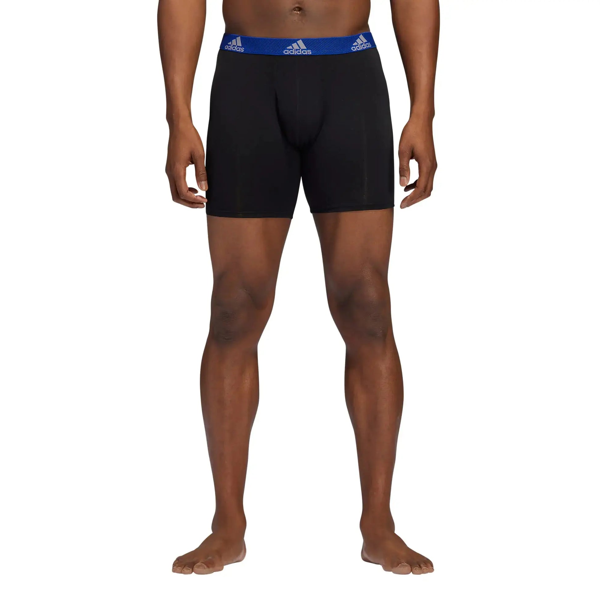 Adidas Men's Athletic Fit Microfiber Boxer Brief Underwear (3 Pack)