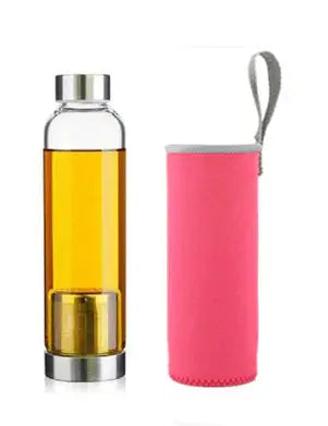 Adventure Sip: Portable Heat-Resistant Glass Tea Cup