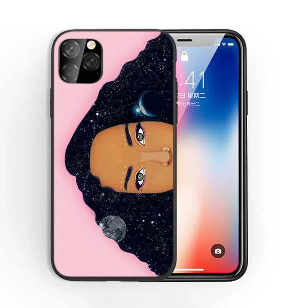 Afro Girls Art iPhone Case