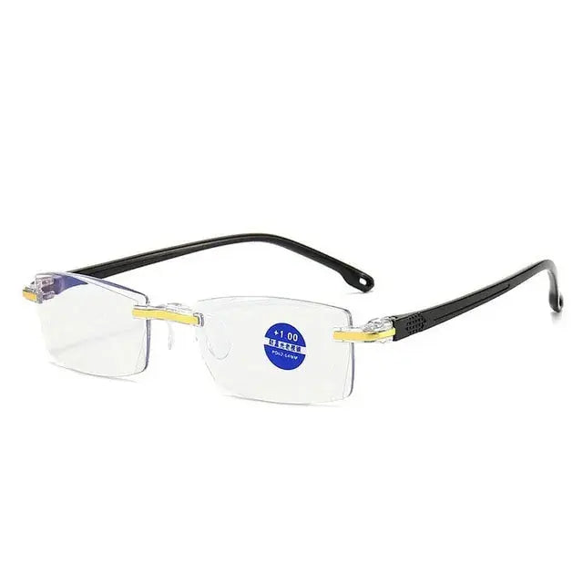 Ahora Rimless Anti Blue Ray Reading Glasses for Men and Women +1.0 1.5 2.0 2.5
