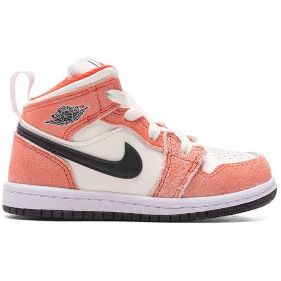 Jordan 1 Mid SE Orange Suede (TD)