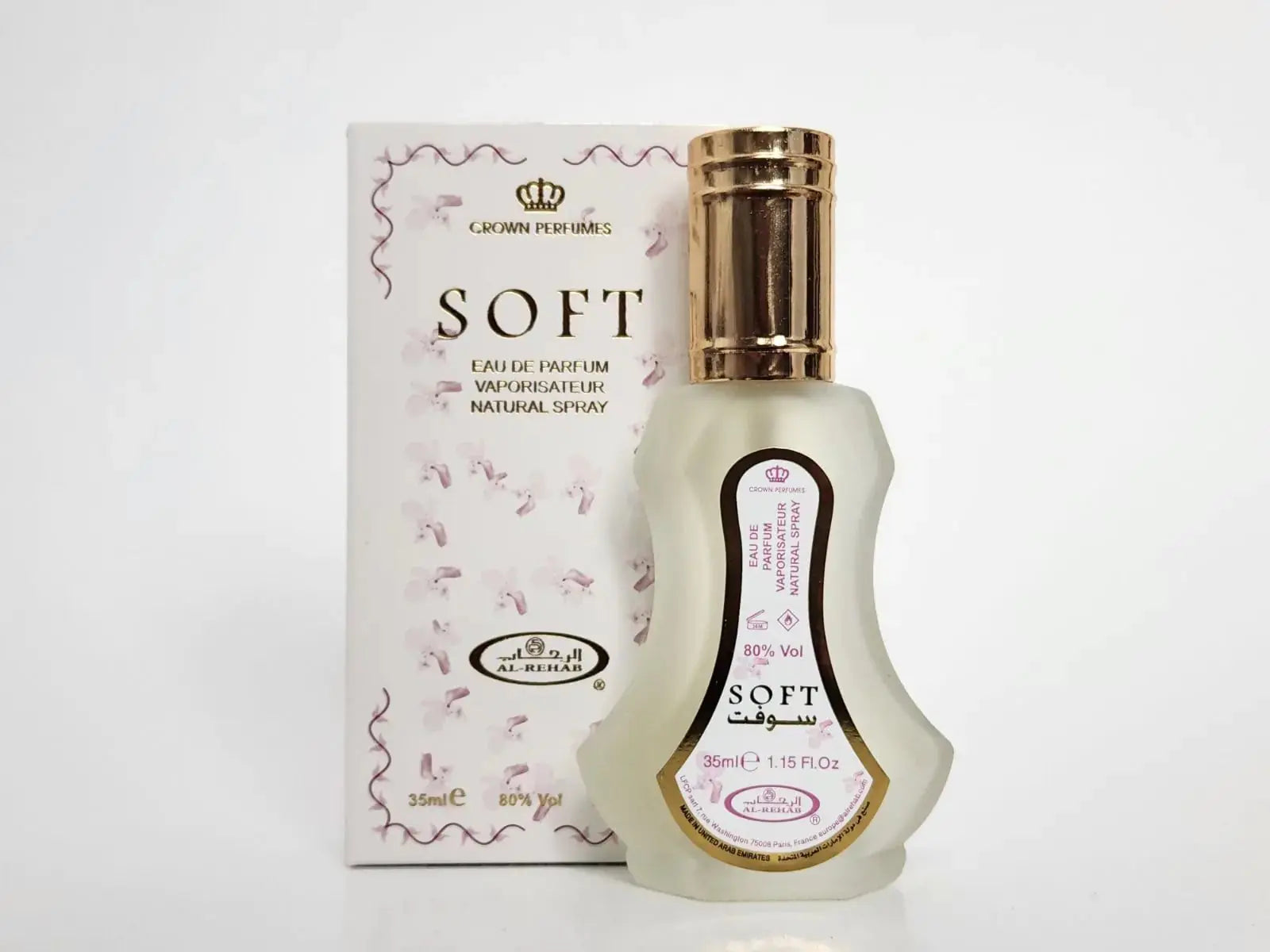 Al-Rehab Soft Eau de Parfum Spray for Women, 1.18 Ounce