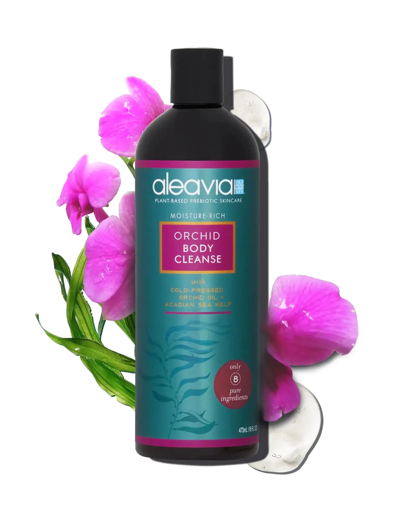 Aleavia Orchid Body Cleanse - Cold Pressed Prebiotic Body Wash