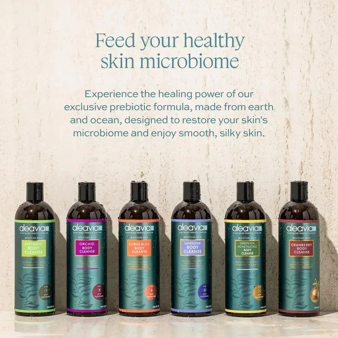 Aleavia Orchid Body Cleanse - Cold Pressed Prebiotic Body Wash