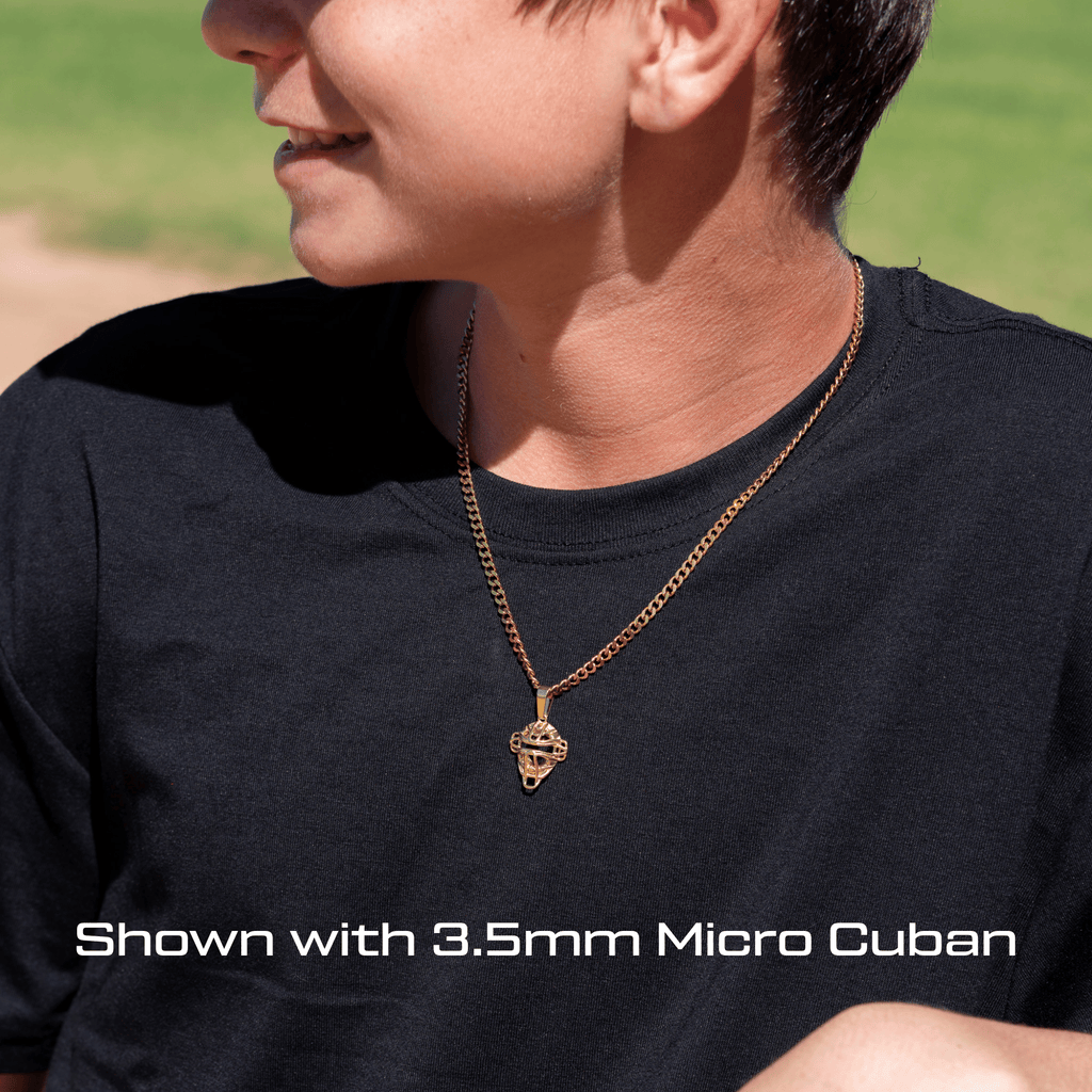 Baseball Catchers Mask Necklace (Youth)