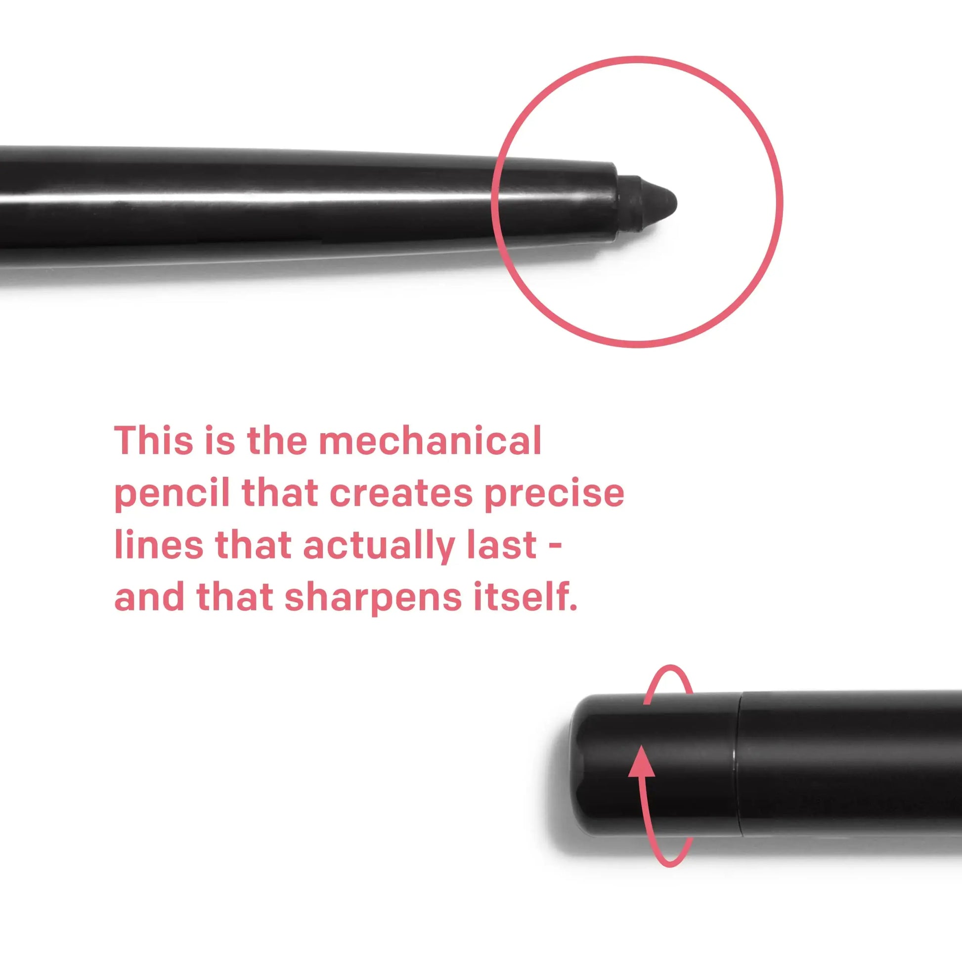 Almay Eyeliner Pencil – Hypoallergenic, Cruelty-Free, Water-Resistant, Built-In Sharpener, 205 Black, 0.01 oz