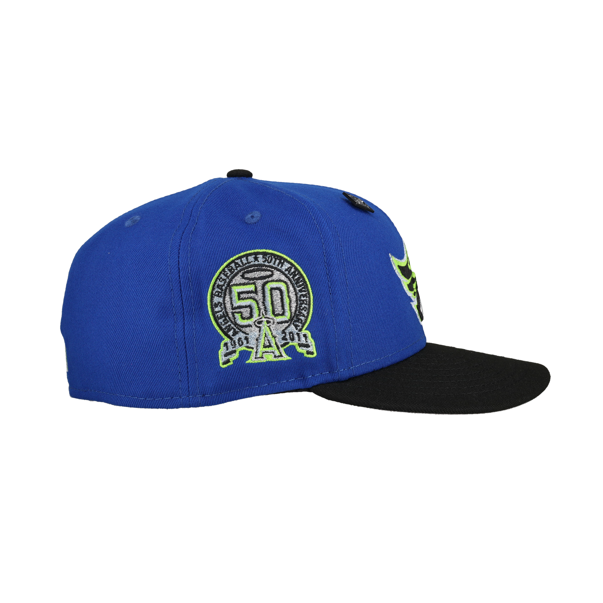 Anaheim Angels 50th Season Metallic Lime 59Fifty Fitted Hat