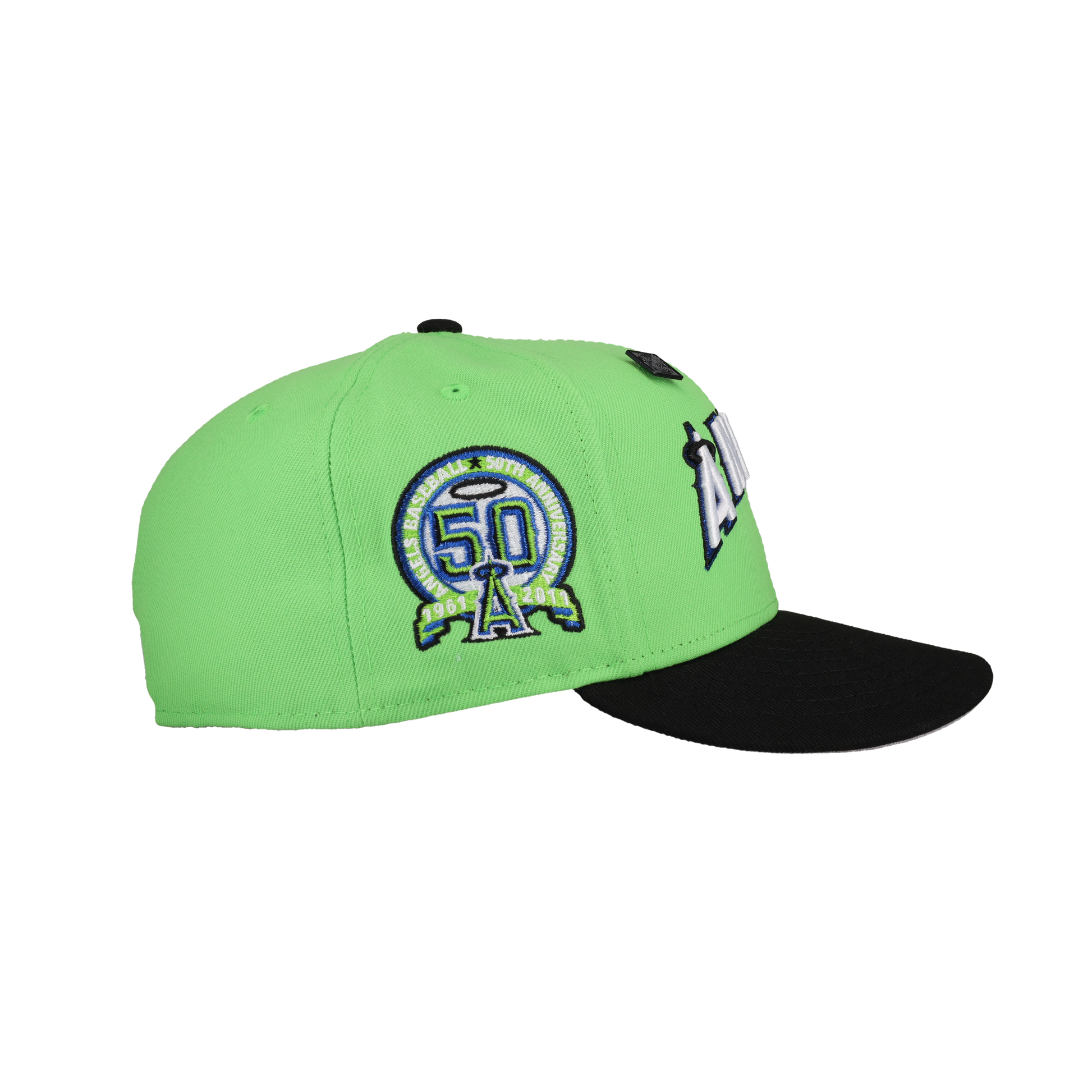 Anaheim Angels 50th Anniversary Lime 59Fifty Fitted Hat