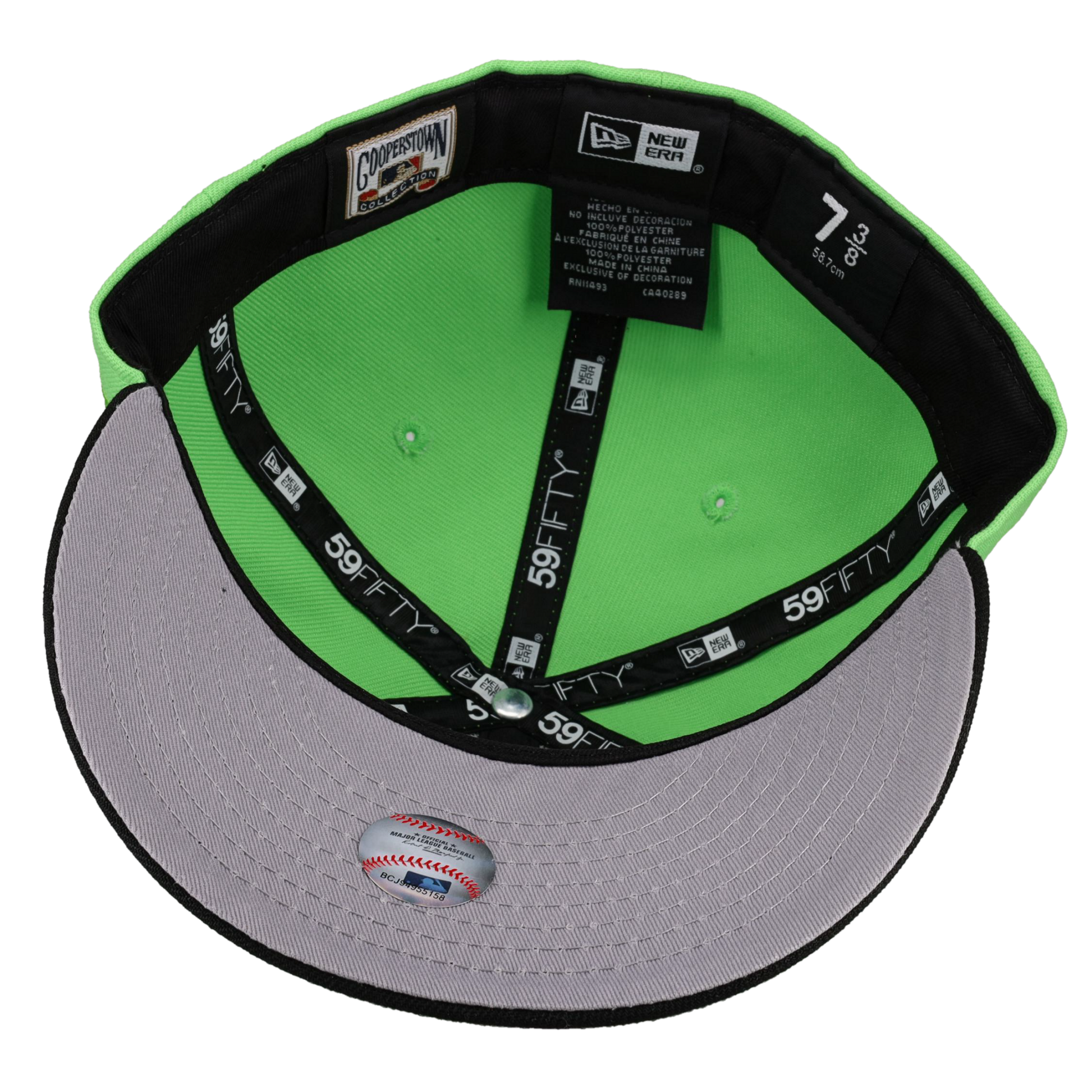 Anaheim Angels 50th Anniversary Lime 59Fifty Fitted Hat