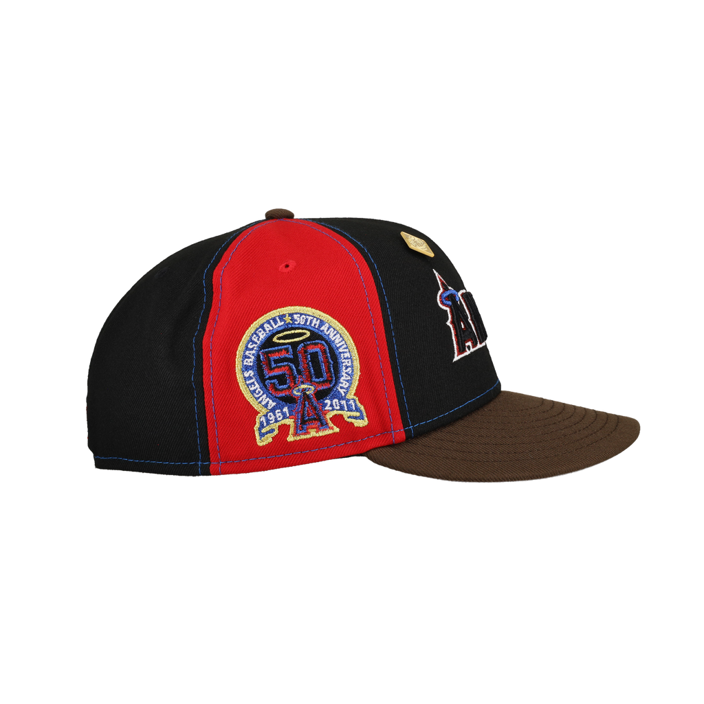 Anaheim Angels 50th Season Turbo Pinwheel 59fifty Fitted Hat