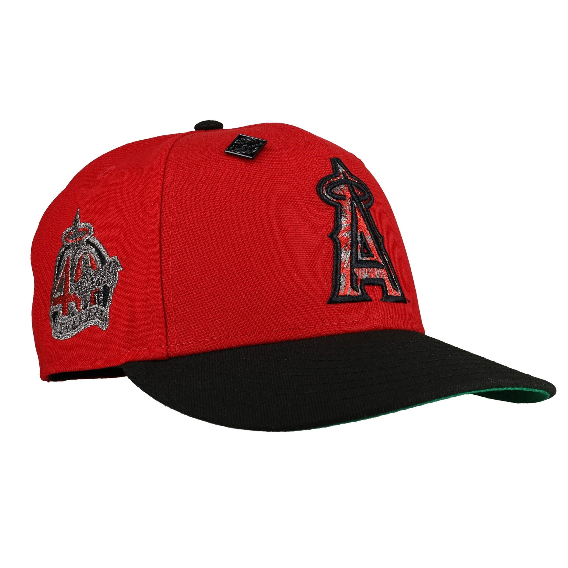 Anaheim Angels 40th Season Metallic Tie Dye 59Fifty Fitted Hat