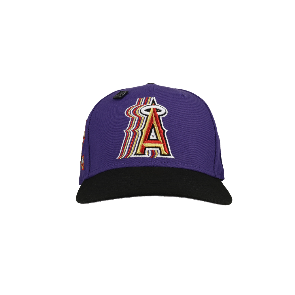 Anaheim Angels Trippy American/National Patch 59Fifty Fitted Hat