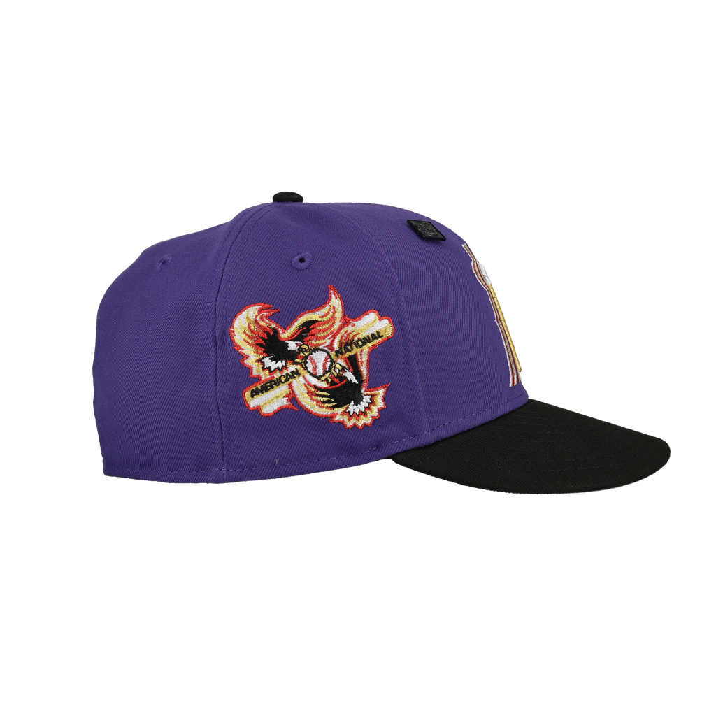 Anaheim Angels Trippy American/National Patch 59Fifty Fitted Hat
