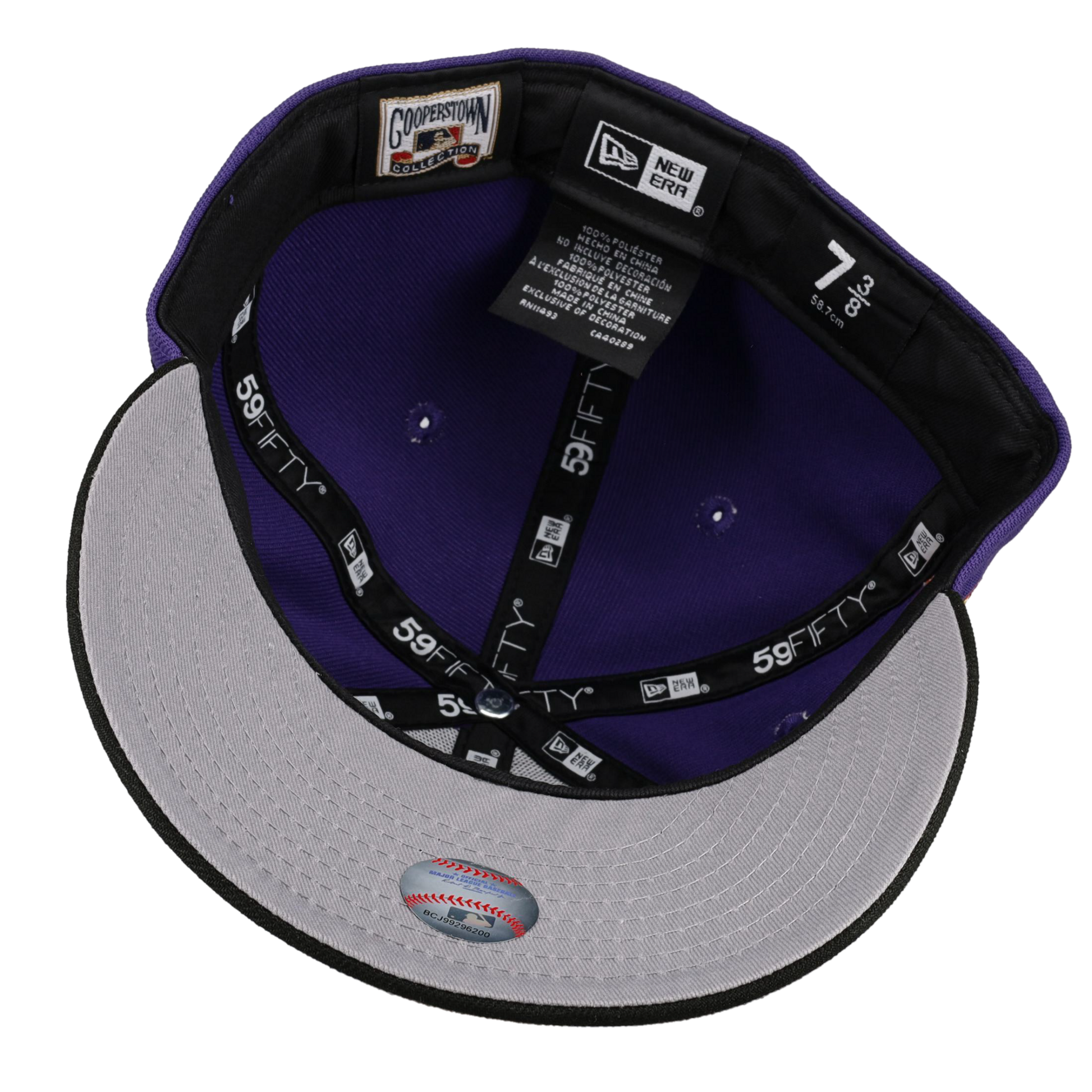 Anaheim Angels Trippy American/National Patch 59Fifty Fitted Hat