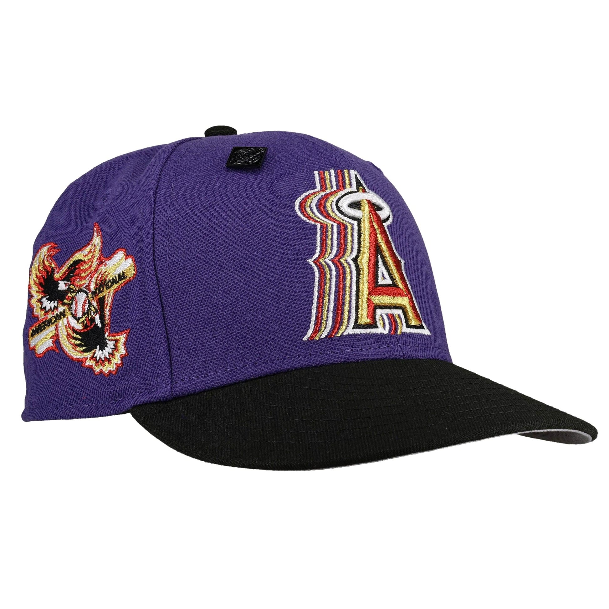 Anaheim Angels Trippy American/National Patch 59Fifty Fitted Hat