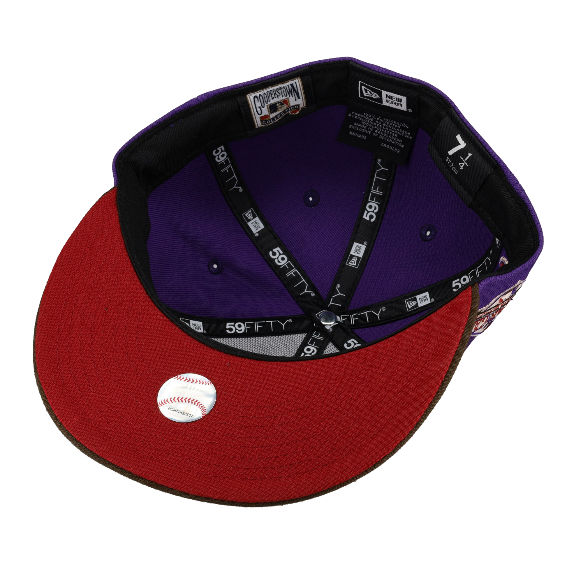 California Angels Nitro Purple 1989 All Star Game Fitted Hat