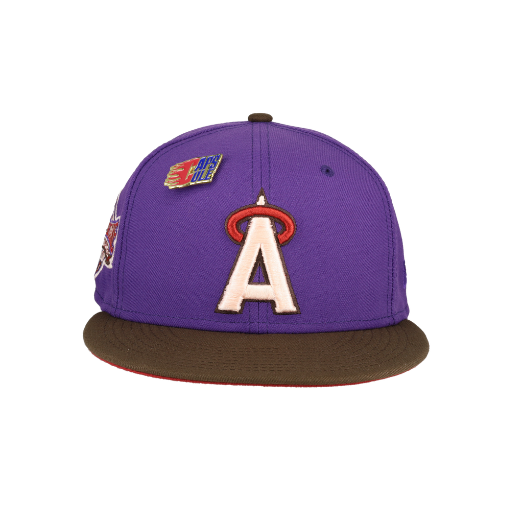 California Angels Nitro Purple 1989 All Star Game Fitted Hat