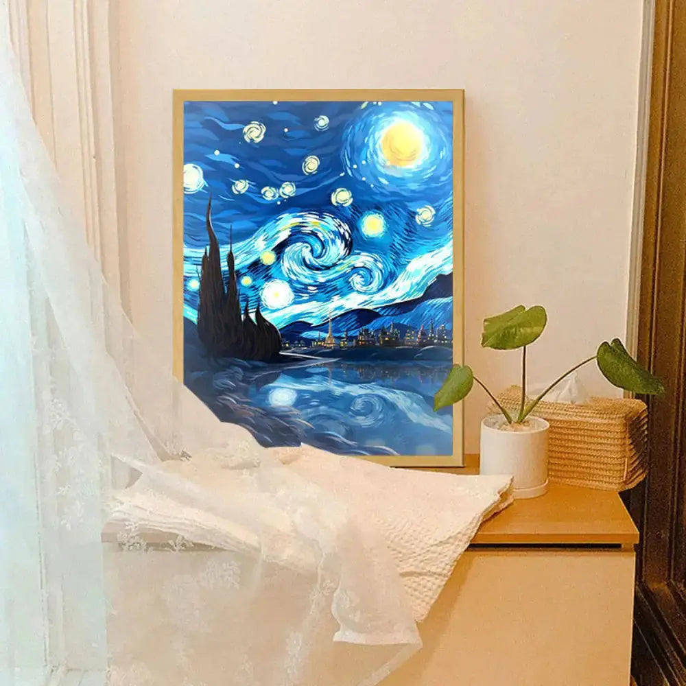 Anime Glow Art Canvas