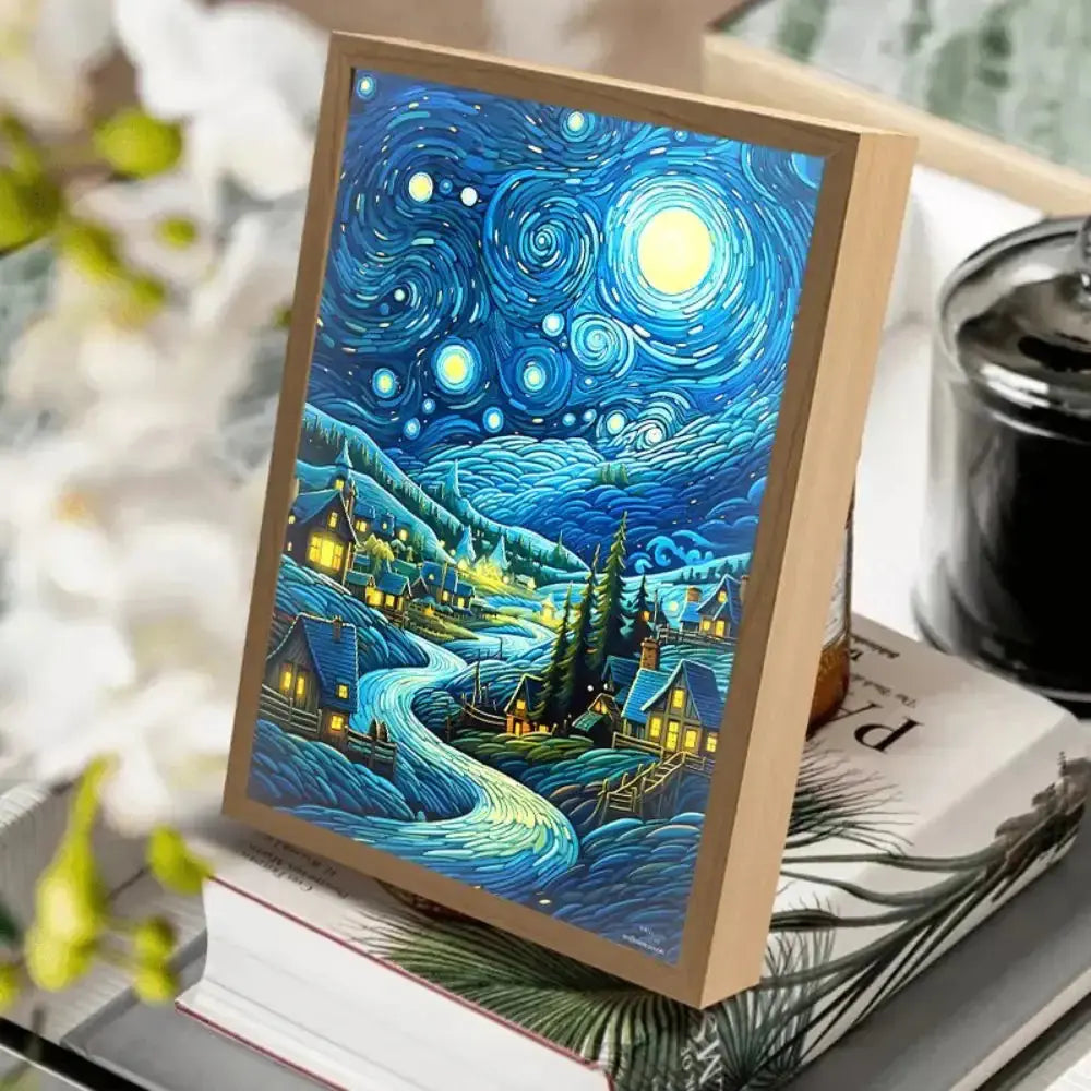 Anime Glow Art Canvas