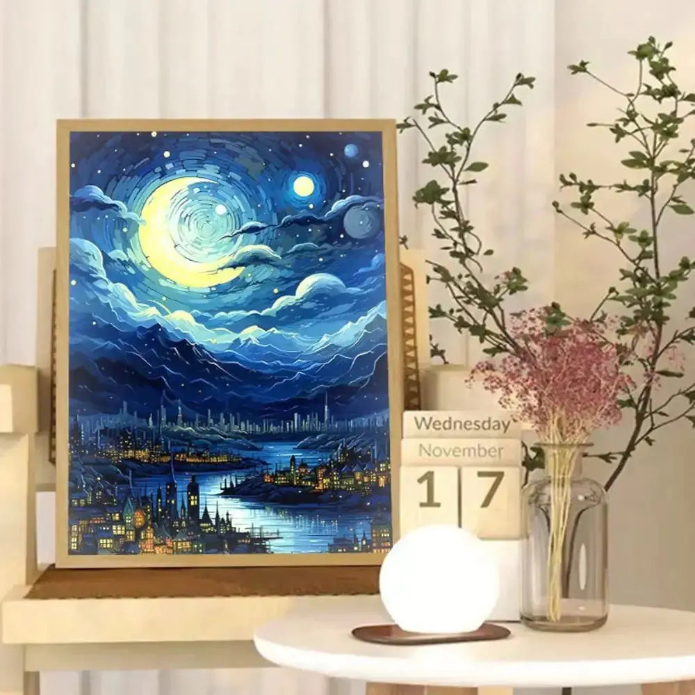 Anime Glow Art Canvas