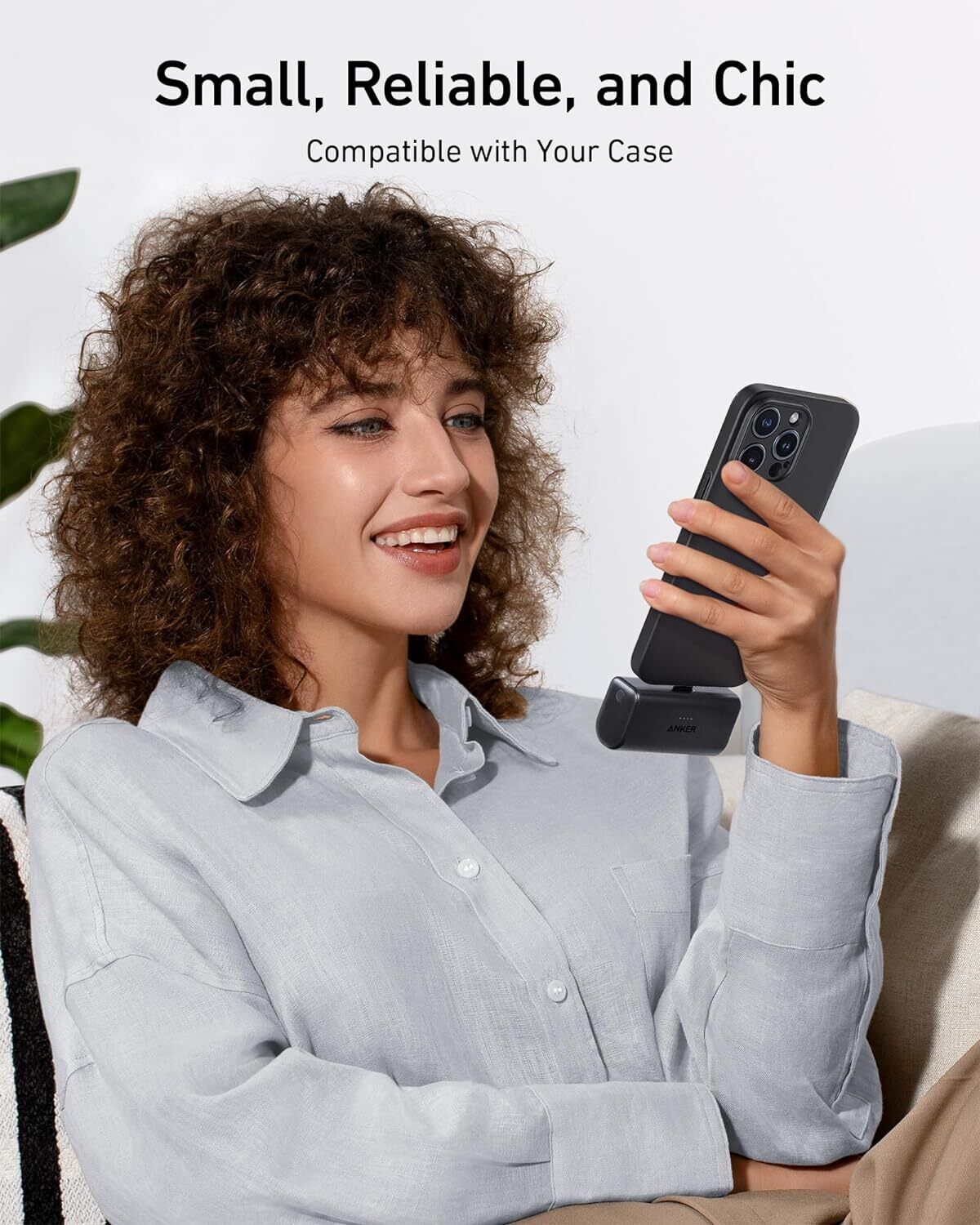 Anker Nano Power Bank Foldable USB‑C 5,000 mAh