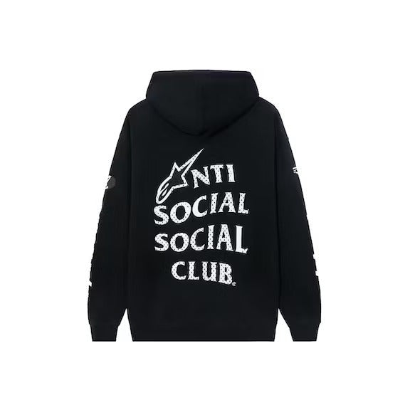 Anti Social Social Club Alpine Stars Track Hoodie Black