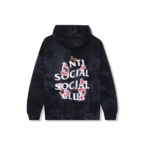 Anti Social Social Club Kkoch Never Dies Hoodie Black Tie Dye