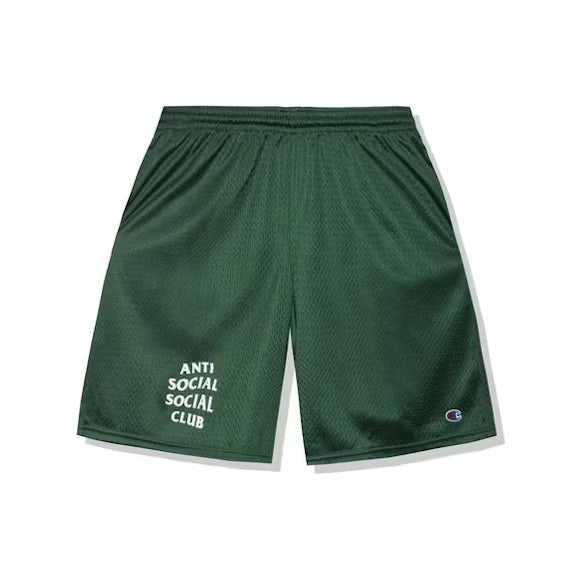 Anti Social Social Club Sports Shorts Green